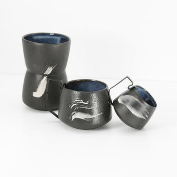 Set of 3 Cups & Mug - Snow