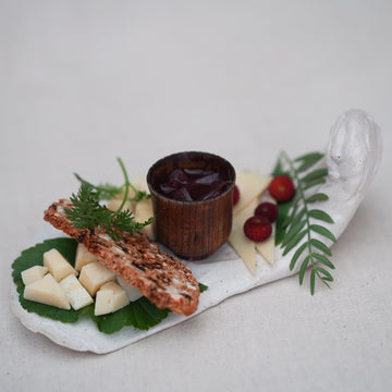 Decorative Double Sided 5 Pieces Serving Set