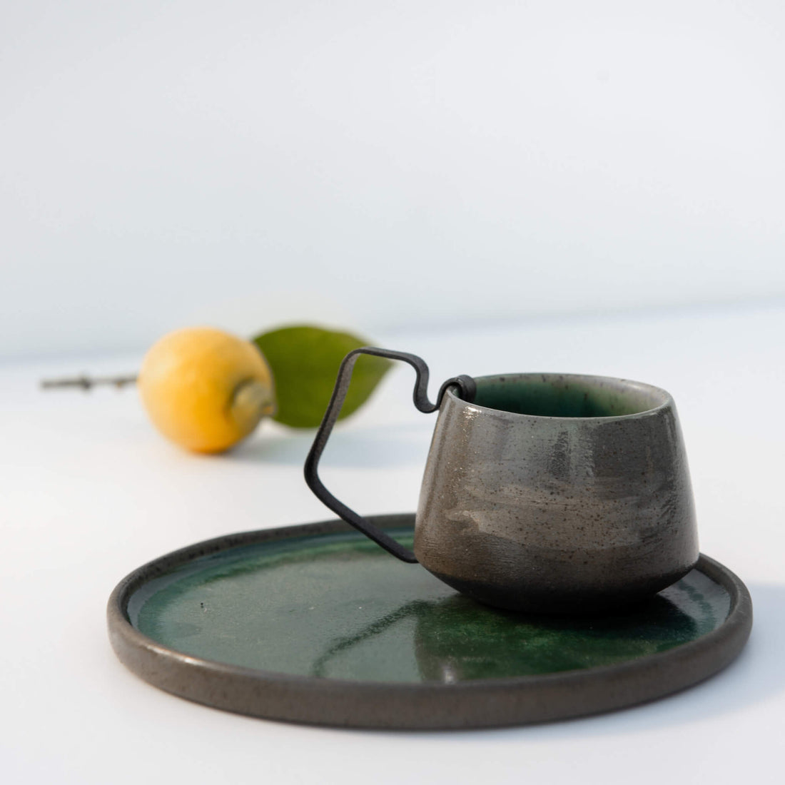 Espresso Cup - Olive Forest